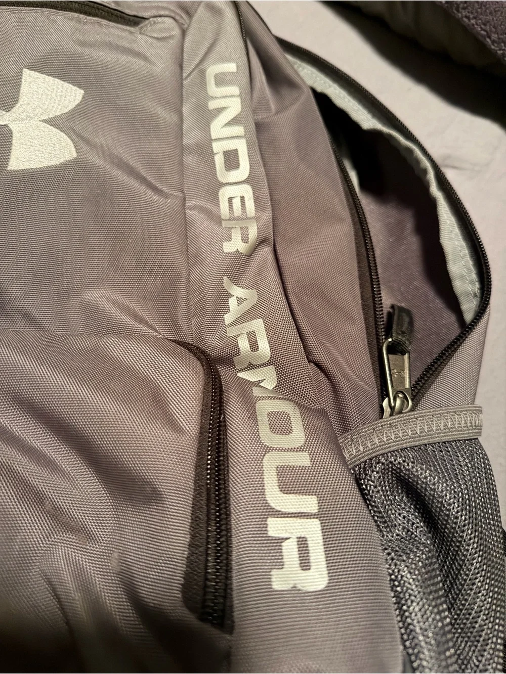 Under Armour Gray Storm Backpack with Logo